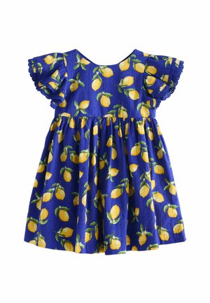 Next, REGULAR FIT - SLEEVE  - Hverdagskjole - blue lemon print