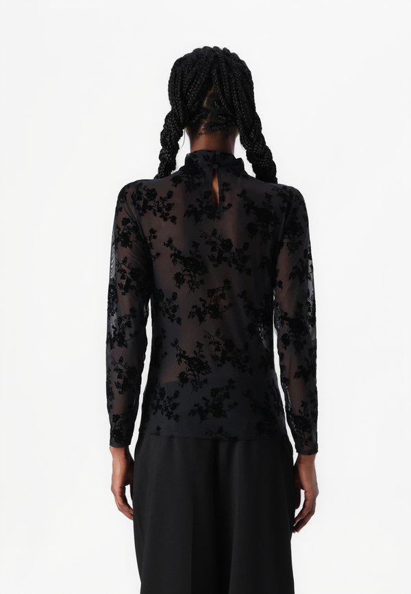 Long-Sleeve Mockneck Mesh Top - Long sleeved top4