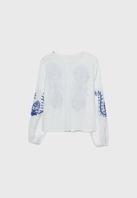 Stradivarius EMBROIDERED  - Camicetta - blue