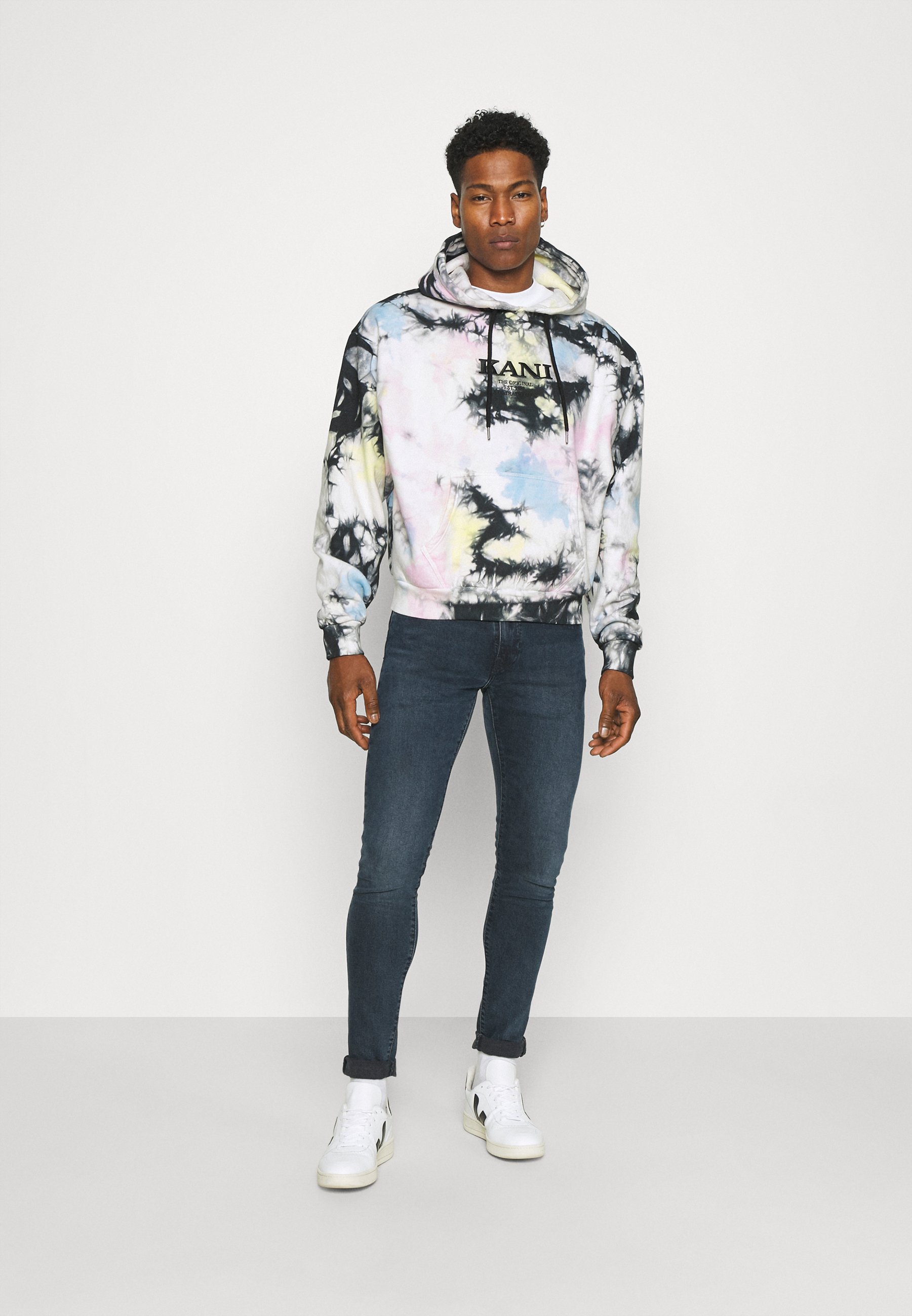 Karl Kani RETRO TIE DYE OVERSIZE HOODIE UNISEX - Felpa -  multicolor/multicolore - Zalando.it