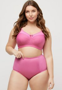 Ulla Popken HIGH WAIST JACQUARD INET - Shapewear - pink