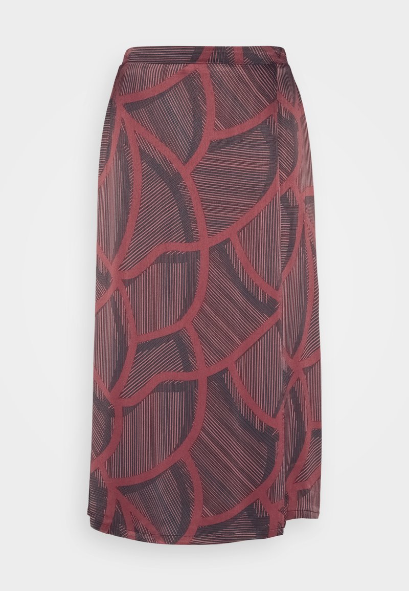 Tom Tailor Wikkelrok donkerrood Tom Tailor Wikkelrok donkerrood