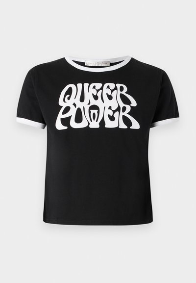 Ludovic de Saint Sernin QUEER POWER UNISEX - Print T-shirt - black