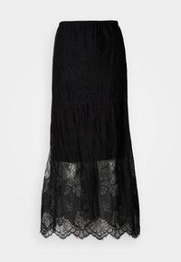 SKIRT - A-vonalú szoknya - black
