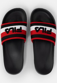 Fila MORRO BAY STRIPES - Matalakantaiset pistokkaat - black