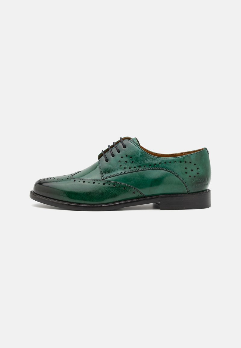 Melvin & Hamilton SELINA 41 - Stringate eleganti - pine/black/rich tan/navy