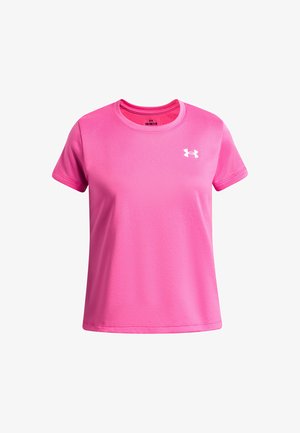 Under Armour, TECH - Sport T-shirt - pink frenzy