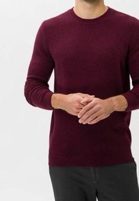 BRAX Strickpullover - dark red