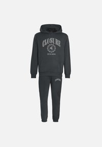 CLOSURE London VINTAGE VARSITY TRACKSUIT - Tuta - charcoal