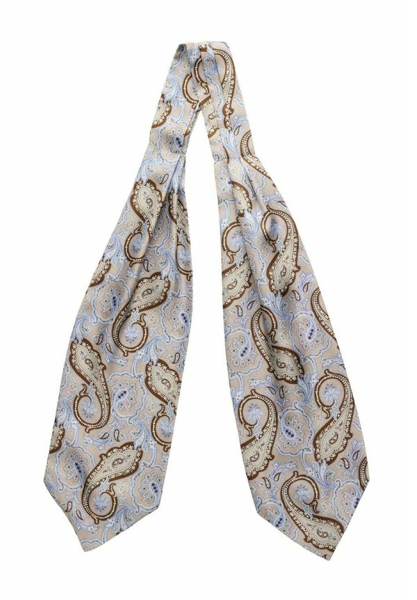 DOUBLE POINTED ASCOT - Krawatte - beige