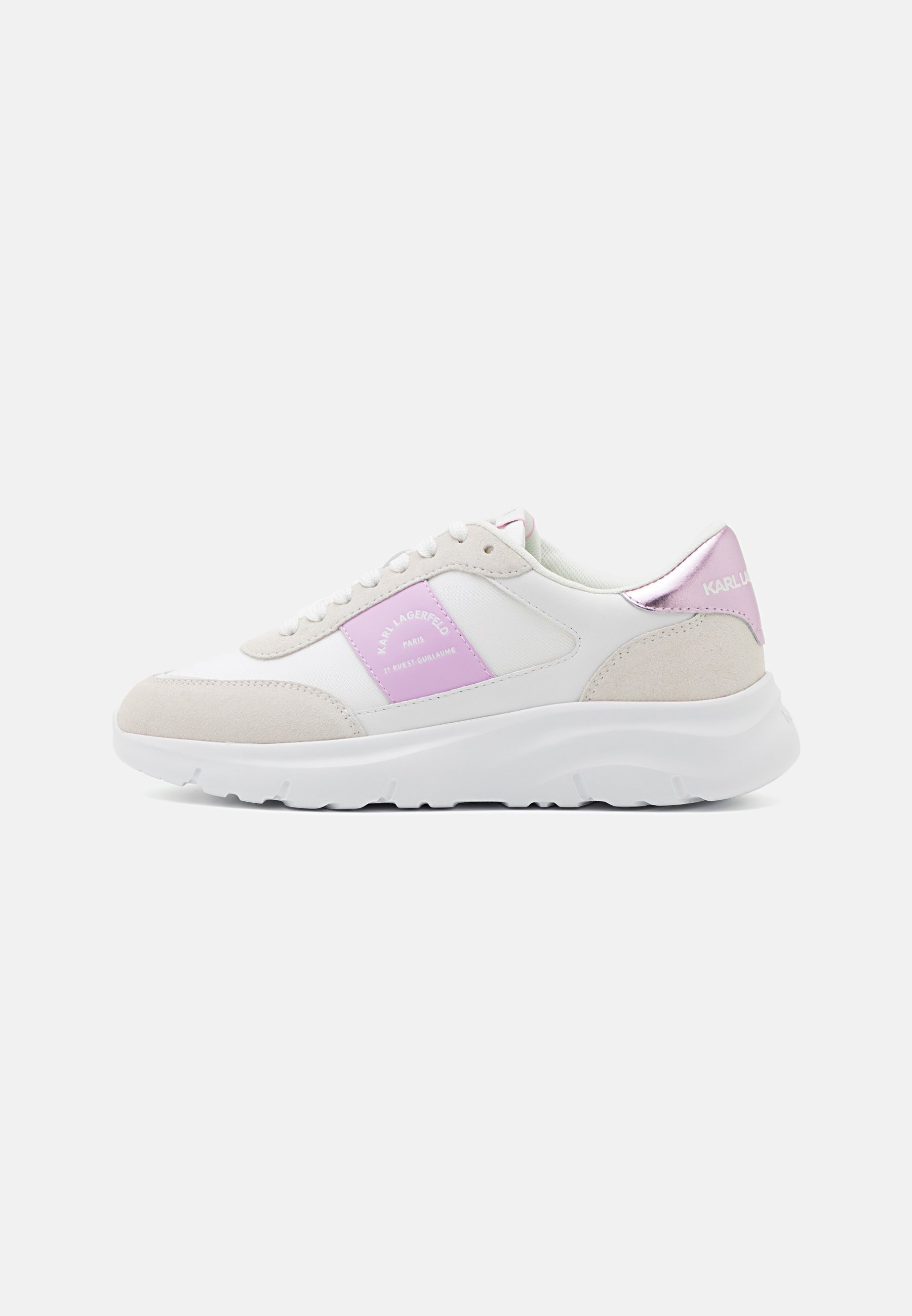 Baskets Karl Lagerfeld Maison Karl Pour Homme - Lacets, Logo Maison, Coloris Blanc, Pointure 41 EU - 3