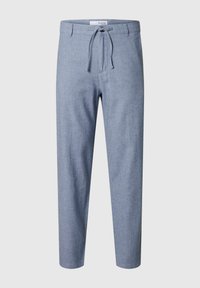 SLH SLIM TAPE BRODY  - Stoffhose - cashmere blue