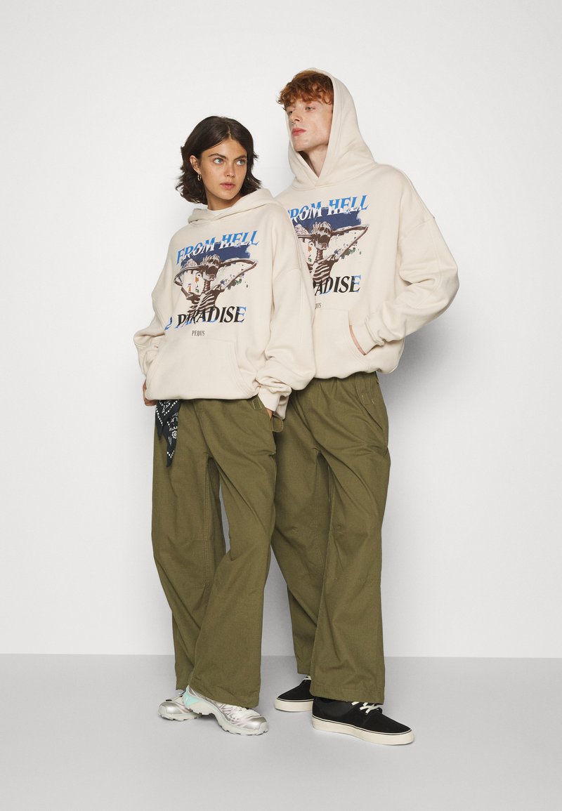 PEQUS UNISEX FROM HELL 2 PARADISE GRAPHIC - Hoodie - cream/beige -  Zalando.nl