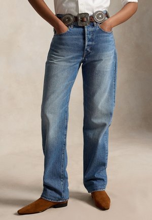 Polo Ralph Lauren HIGH RISE RELAXED STRAIGHT JEAN - Straight leg jeans - lebec wash