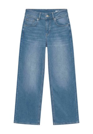 Vero Moda, WIDE-FIT JEANS VMRIVER-STRETCH MID RISE WIDE LEG FIT JEANS - Wide Leg - light blue denim