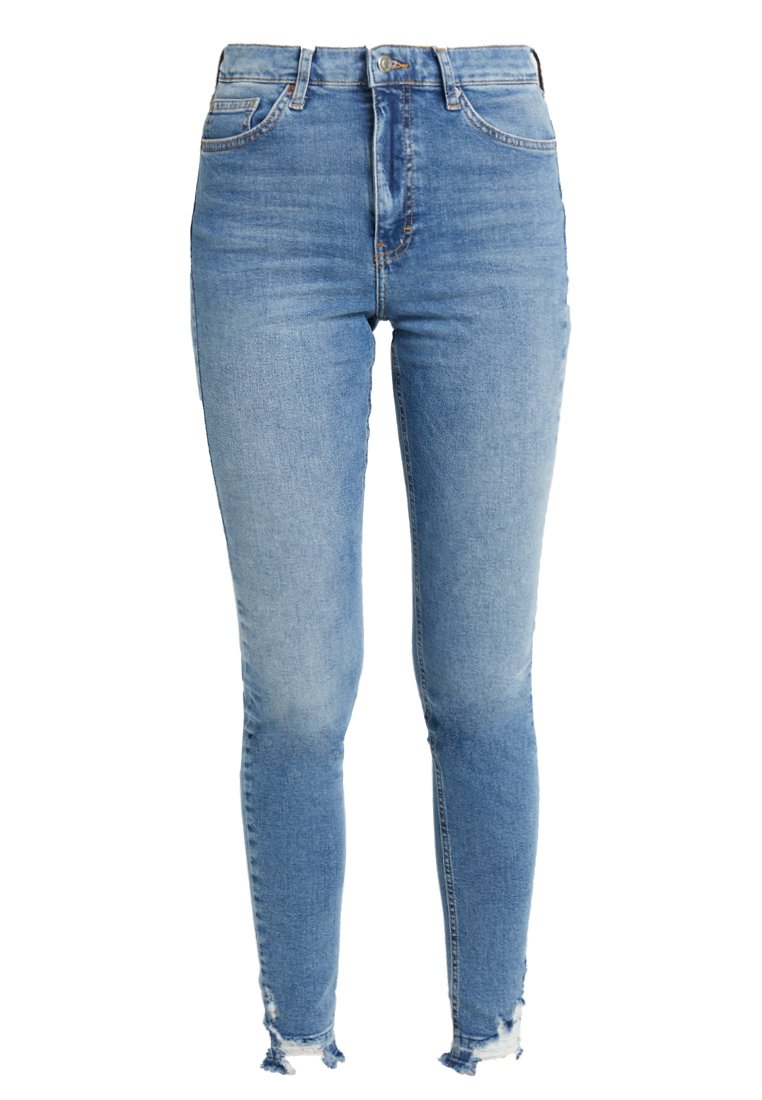 Topshop Tall Jeans Skinny Fit blauw denim/bluedenim