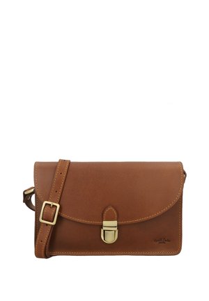 Gusti Leder ZOEY - Torba čez telo - brown