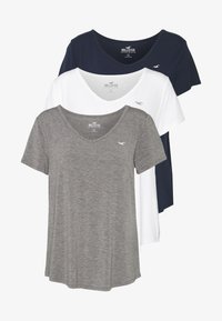 Hollister Must-Have V-Neck T-Shirt 3-Pack Camiseta básica