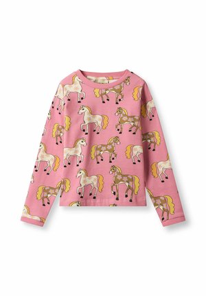 ELSTAR WITH HORSES - Langærmet T-shirt - pink