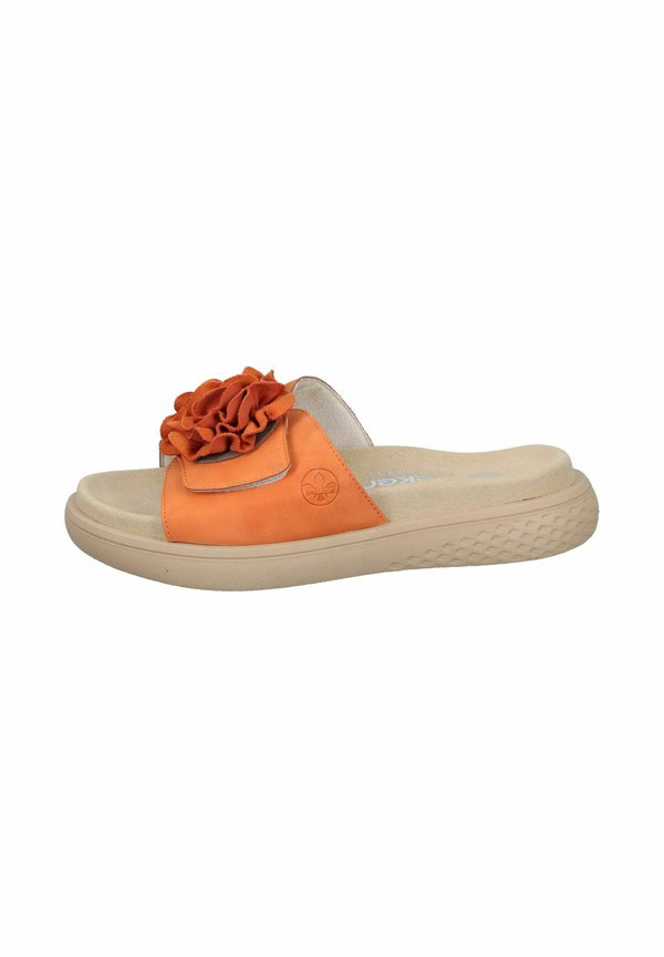 Pantolette flach - pumpkin