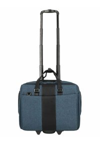 Dermata BUSINESSTROLLEY 44 CM LAPTOPFACH - Trolley - petrol