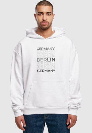 Merchcode BERLIN ULTRA HEAVY  - Hoodie - white