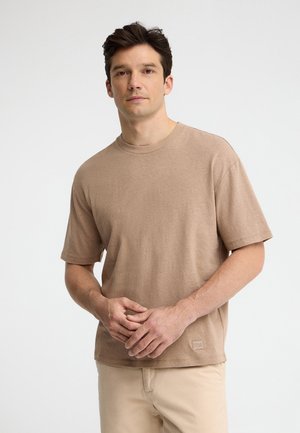 Polo Club, T-SHIRT - T-shirt basic - light brown