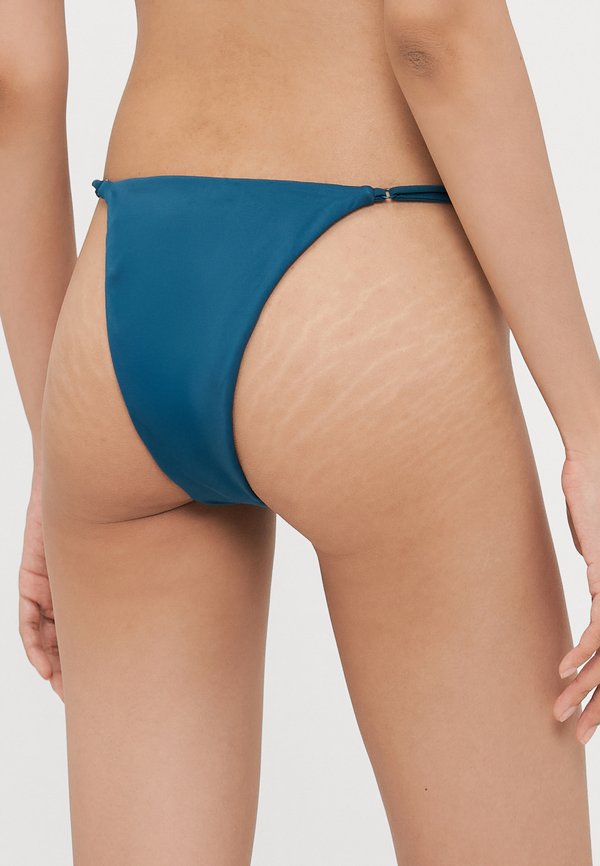 BOTTOMS WITH TIE SIDES - Bikini bottoms - teal4