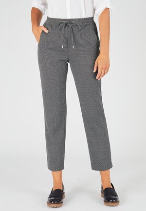 Stoffhose - noir petits carreaux