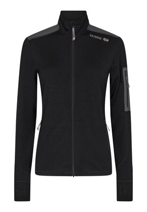 MIDLAYER WITH POCKETS - Cardigan - black
