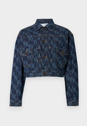 CROPPED MARLENE JACKET - Denimová bunda - dark blue