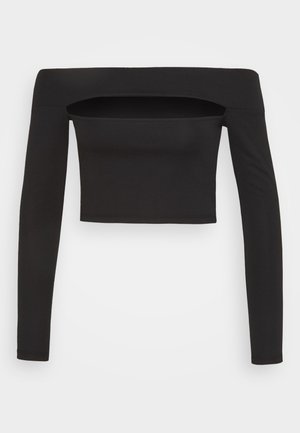 SLASH PONTE BARDOT - Pitkähihainen paita - black