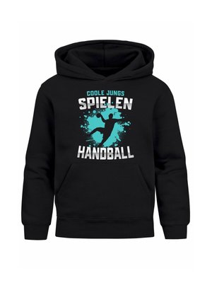 MoonWorks HANDBALL SPORT HOBBY SPRUCH COOLE GESCHENK HANDBALLSPIELER - Kapuzenpullover - schwarz
