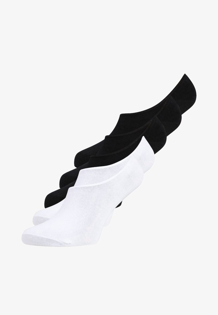 Jack & Jones JACBASIC MULTI SHORT SOCK 5 PACK - Trainer socks - black/white