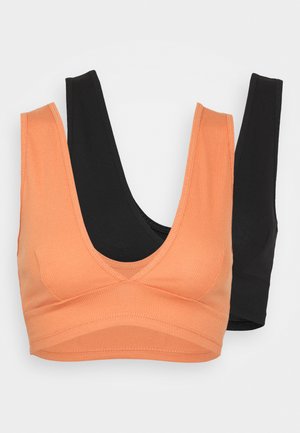 Top - black dark/orange medium dusty