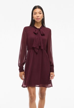 VILA VIFALIA TIE NECK  - Vestido de cocktail / Vestido de festa - winetasting