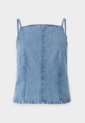 GAP, HIGH STRAIGHT TANK - Μπλούζα - dark wash