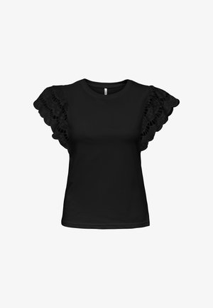 ONLY, TOP ONLMACY TOP - T-shirt imprimé - black