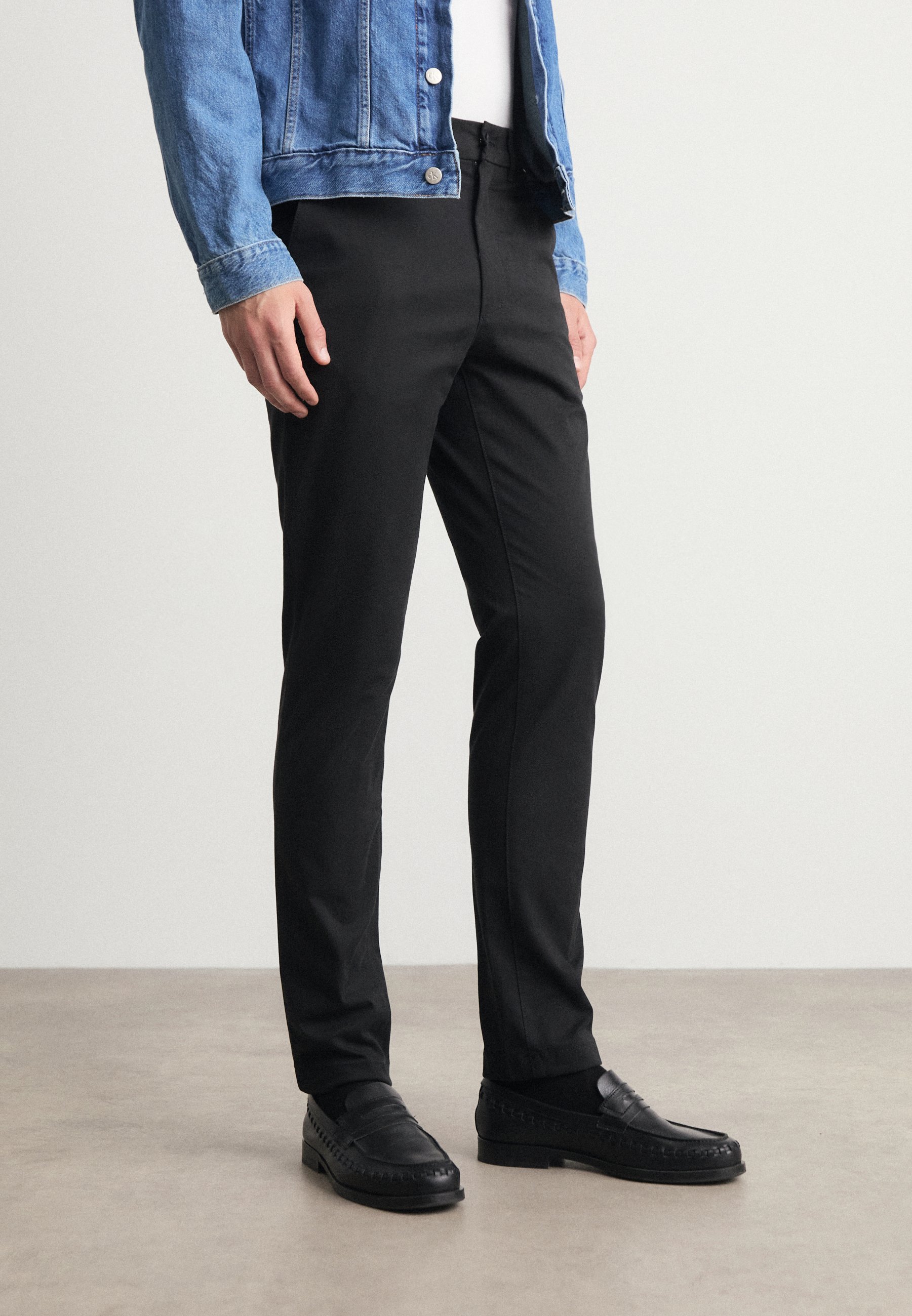 Calvin Klein MODERN SLIM - Chinos - black - Zalando.ie Calvin Klein MODERN SLIM - Chinos - black - Zalando.ie