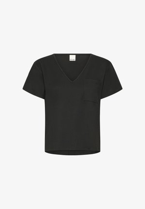 ICHI, IHMISSE - Lihtne T-särk - black
