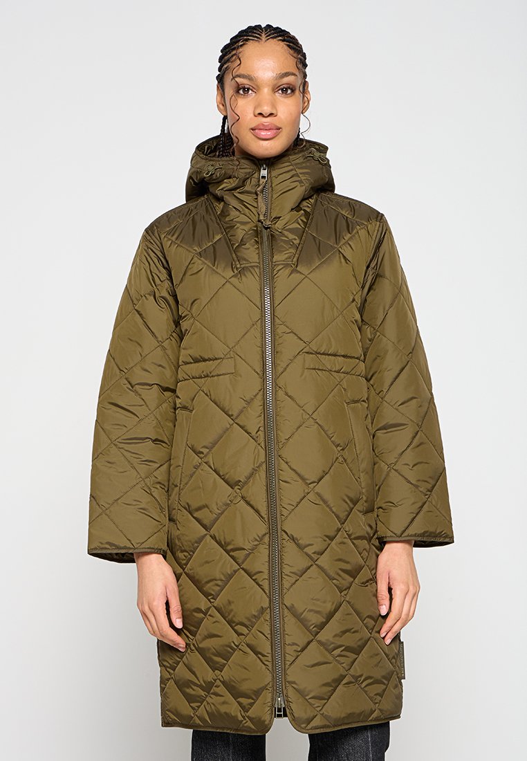 Marc O’Polo DENIM Halflange jas donkerbruin