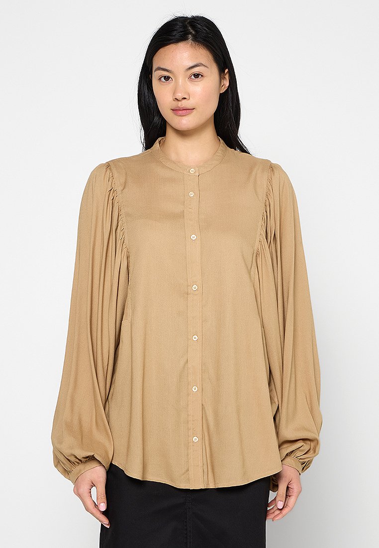 Replay Overhemdblouse graniet