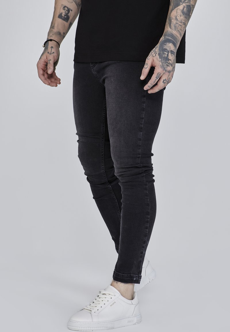 SIKSILK Jeans Skinny Fit - washed black