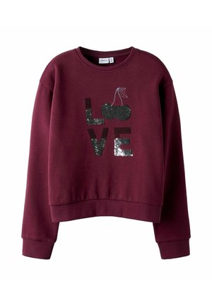 Športni pulover - burgundy
