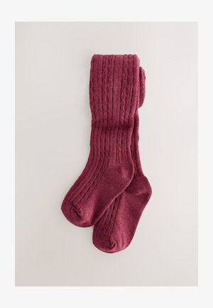 Next, REGULAR FIT - CHECK SET - Faltenrock - burgundy red