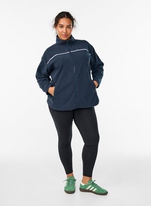 Active by Zizzi, Fleecová bunda - collegiate blue