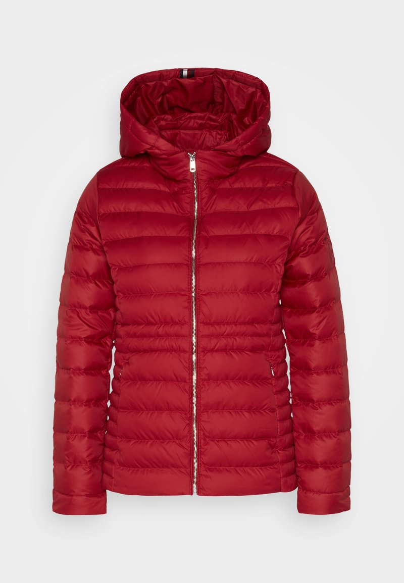 Tommy Hilfiger Gewatteerde jas bordeauxrood