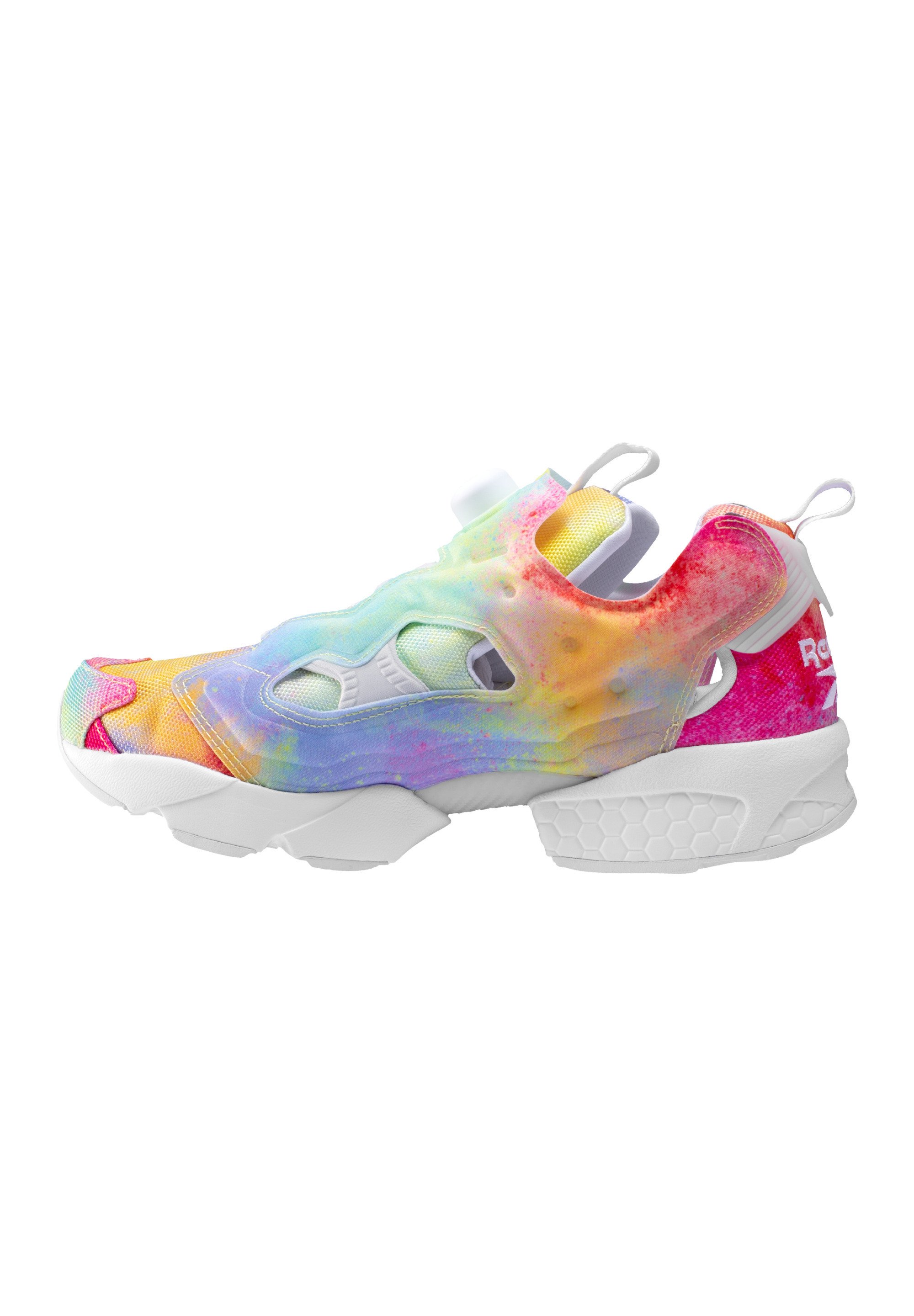 reebok multi coloured trainers
