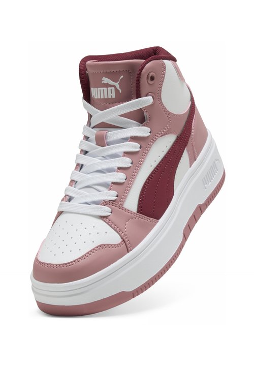 PUMA REBOUND FEMME MID SNEAKERS - Zapatillas altas - dusky rosewood-garnet glow- white — photo 5