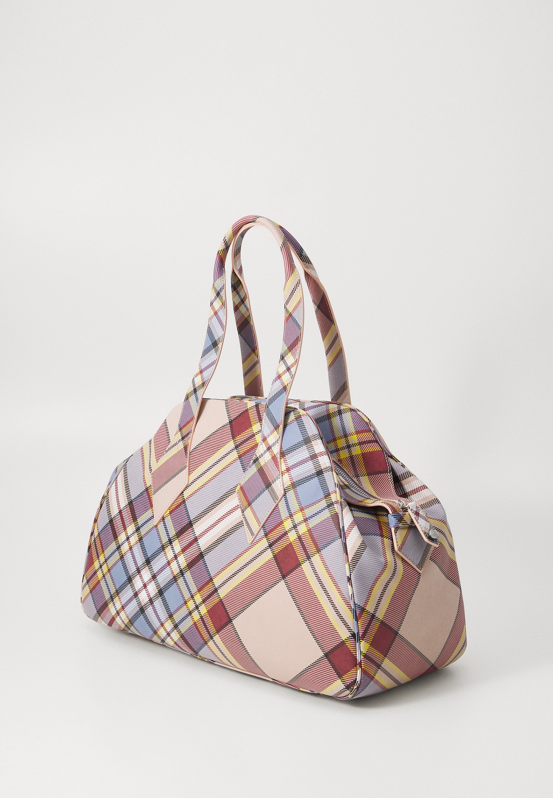 【Vivienne Westwood】Yasmine BLUE/ORANGE チェック柄 バッグ Vivienne Westwood】Yasmine BLUE/ORANGE チェック柄 バッグ